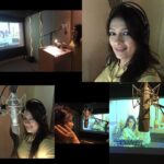 Falguni Rajani Instagram - Finally the dubbing of my upcoming hindi film BIWI.COM is over 😄💃🏻💃🏻
