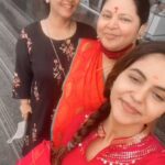 Fathima Babu Instagram - With the real amma and reel அத்தை is the ever jubiliant Chaithra