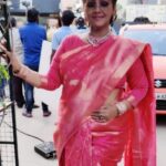 Fathima Babu Instagram – Saree from #pachaiyappasilks
#pachaiyappas_silks