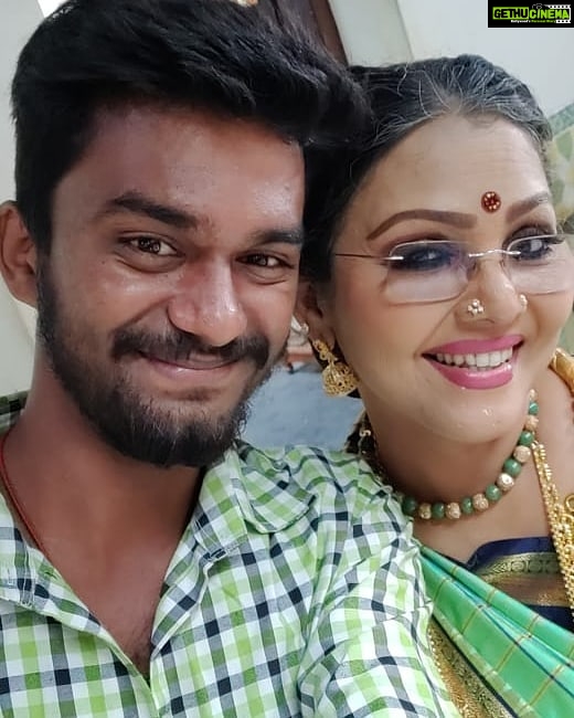 Fathima Babu Instagram - My baby boy ரஞ்சித் asst director in yaaradi nee mohini