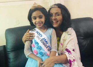 Fathima Babu Instagram - Sia Vijai Junior model international 2nd runner up title holder, national level. Only kid from Chennai who got selected to represent India in Junior model world finals among 25 other countries 😃 she came to take blessings from you before going for the event to be held in Dubai. She saw u on Bb3 & wanted to meet and greet you coz u r soo sweeet & an Angel 😇 💝💖🥰
