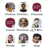 Fathima Babu Instagram - Director shri A R Murugadoss came to our club room சிறுகதை நேரம் to listen to my story reading. Join us in clubhouse. Everyday at 9.50 pm https://www.clubhouse.com/club/-