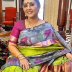 Fathima Babu Instagram – Saree from Pachaiyappa silks usman road, T. nagar.  A silk saree with horses woven intricately with silk thread in the border