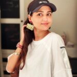 Gajala Instagram - You have to be the Queen to create drama👸 . Earrings : @glamours_earings thank you for the perfect earrings 🥰 . #gajala #gazala #fashion #earings #keepgoing #lovelife #shinebright #dior #addidas
