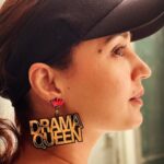 Gajala Instagram - You have to be the Queen to create drama👸 . Earrings : @glamours_earings thank you for the perfect earrings 🥰 . #gajala #gazala #fashion #earings #keepgoing #lovelife #shinebright #dior #addidas