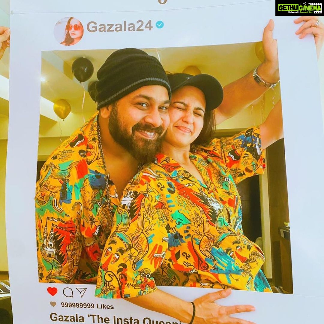 Gajala Instagram - The more you praise & celebrate your life,the more there is in life to celebrate🥰 (last month bday pics) #twinning with @faisal_miya__photuwale 😍 Thank you for this special birthday @tintin3012 😘 @huseinkk 😘thank you for making sure u don’t miss my DAY😍@iamnehap @muskaannpunjabi @manojpunjabi1 @rizwan7896 Many people couldn’t make it coz of pandemic (lockdown) i missed u all😘🤗 #gajala #gazala #birthday #birthdaygirl #mypeople #onelife #adidas #zara