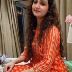 Gajala Instagram - Flaunting my indian ness…….😉😻 . . . THANK YOU😘 @rubinadilaik for this lovely outfit😍 . . . . Jewellery by @sanishjewels @sanjaysahijwani 😍 . . . . #gajala #gazala #instapic #instadaily #picoftheday #indianwear #simple #orange #color #instafashion #instagram #curlyhair
