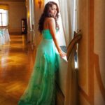 Gajala Instagram - This may be a dream, but I'll say it anyway .....!!! #jade #gowns #eveninggowns #gajala #gazala #teluguactress #telugucinema #castlewedding #dream Outfit::: @satyam_waghela 💃🏽 Castle Brando, Italy