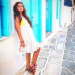 Gajala Instagram - Lets talk .... some suger !!!!!😜 #mykonos #mykonosgreece #gajala #gazala #teluguactress #gazala24 #white #greece Mykonos