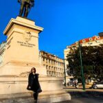 Gajala Instagram - My sky is blue and diamond 💋 #portugal #porto #gajala#gazala#travelbaby #porti#portoportugal #portugal #red#gajala#gazala#teluguactress#telugu #explore #explorepage #trendyfashion #worthit #travel #traveltheworld #best Lisbon, Portugal