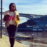 Gajala Instagram - Love is in the air❤️ . @faisal_miya__photuwale 😘 #portugal #portu #pontolouie #traveldairies #gajala #gazala #fashion #loveyourself #telguactress Porto, Portugal