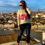 Gajala Instagram - Love is in the air❤️ . @faisal_miya__photuwale 😘 #portugal #portu #pontolouie #traveldairies #gajala #gazala #fashion #love Santo Izidoro, Porto, Portugal