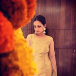 Gajala Instagram - About Last Night🥰 Outfit: @rohitkverma 😘 Earning : @keertikelkar 🤗 . #festivemood #gold #gajala #gazala #flowers #diwali