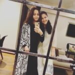 Gajala Instagram - Loving & Living ❤️🥰 😘 @iamkaranp @iammuskaanp #blackandwhite #mirrorselfie #gajala #gazala #loveforkids