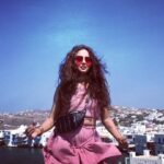 Gajala Instagram - “TOUGH THIS OUT” Song by my fav @bobbynewberry 😘 #chancesong #poser #lovemyself #gajala #gazala #greece #mykonos #beauty #red #clearsky #photuwalas #thebucketlistfilms @faisal_miya__photuwale @thebucketlistfilms @ujwalgupta_ @rishabh_shetty_ @dhiraj.shetty21 Little Venice, Mykonos, Greece