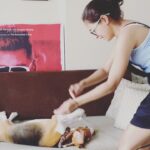 Gajala Instagram – Mumma badnaam hui BUCKET tere liye😉😍😘 @bucket_thebeagle my best buddy❤️ 
.
.
#unconditionallove #mummaboy #dogmom #happyftiendshipday #gajala #gazala #bucketthebeagle #mybaby #love #viralvideos #happyfaces