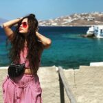 Gajala Instagram - Peace is the Beauty of Life. It Is Sunshine ☀️ #mykonos 📷 @faisal_miya__photuwale @sharadkelkar @rizwan7896 @iamkaranp thank you guys for capturing these memories for me😘😘 Little Venice, Mykonos, Greece