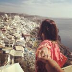 Gajala Instagram – LOVE❤️ @faisal_miya__photuwale #firasantorini #greekstyle #lovingit #traveldairies# Thíra, Santorini, Greek Island