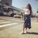 Gajala Instagram - Heading to the Heart of Greece “Santorini” 🏖🏝🇳🇮 Thank you for this lovely outfit @stylistars 😘😘 thanks my Love for this click @tintin3012 ❤️😘 Athens International Airport "Eleftherios Venizelos"