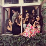Gajala Instagram - Bride squads 😍 @rubinadilaik @tintin3012 @iamnehap @keertikelkar @srishtyrode24 @meghnachitalia @benafd #rubinadilaik #rubyabhikishaadi #rubinaabhinav
