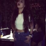 Gajala Instagram - posing fr pics & hez takin boomerang 🤣😂 @faisal_miya__photuwale thank you for this picture😉😜 #b#partytime #friends #ccchaps #fashion #redlips #curlyhair #denuim #flarepants #sporty #chopard #chopardwatch #loveforwatches #memyself #love #hubby 😊😘😊😘