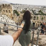 Gajala Instagram - Seeing The World With My World❤️ @faisal_miya__photuwale 😘😘 #traveldairies #athens #greece #acropolis #love #gajala #gazala #vacation