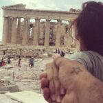 Gajala Instagram - Seeing The World With My World❤️ @faisal_miya__photuwale 😘😘 #traveldairies #athens #greece #acropolis #love #gajala #gazala #vacation
