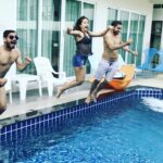 Gajala Instagram - This is the way we twist😜 @nitintankphotography @maliksahabofficial behind the lens @ujwalgupta_famouscrew #teamworkmakesthedreamwork #waterbabies #funnyvideos #thailand🇹🇭 #Phuket #musicvideos #bucketlistplay #filmygyan