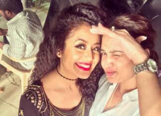 Gajala Instagram - Natural expression after DENO light effect hittin on eyes🙈🙈with the talented singer @nehakakkar it was amazing wrking with u. Ladki Kar gayi chullll!! 😜#thebucketlistentertainment #photuwalas #lightsoundcamera#musiclove