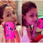Gajala Instagram - Wearing pink !! Holding PINK IN FASHION😍