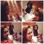 Gajala Instagram - Always busy on the phone.. N then she finally looks at the cam 😜 @shahdaisy