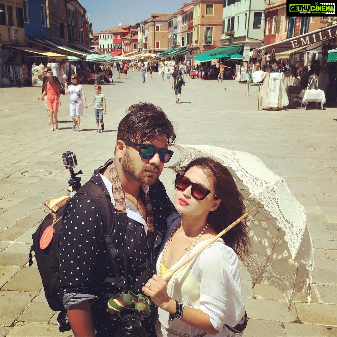 Gajala Instagram - How diffrnt this world would be if we could truly comprehend the power of love,the magnitude of its mercy & grasp that Love is brave Love take chances.... Burano Island Veneziaš