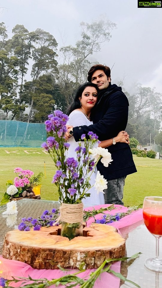 Ganesh Venkatraman Instagram - Pre Valentine Surprise in the foggy mountains ! Moments of happiness come with the unexpected. 🥰 Partner in crime: My best friend Rashmi & Ajit @kodaiinabox Beautiful decor, yummy food and Rashmi's  world famous jokes 🥲😜 Contact @kodaiinabox for events ,destination weddings, birthday surprises in kodaikanal! They are best in business ❤ #prevalentines #celebratinglife #celebratinglove