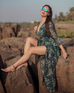 Gurleen Chopra Instagram - She created a life she loved 🌟 . . . #beautiful #hotattitude #sexybeachgirl #beach #beachbody #waveshine #rockbeach #shades #fun #enjoyeverymomentoflife #hotgirl #fire #deadlyattitude #goa #goabeaches #goalove 🔥🔥🔥🔥🔥#nomakeuplook Goa Calangute Beach