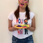 Gurleen Chopra Instagram – HAPPY HOLI everyone,,, fill your life with colours of love 💖 💖  #happyholi #holi2019 #holi Mumbai Lokhandwala