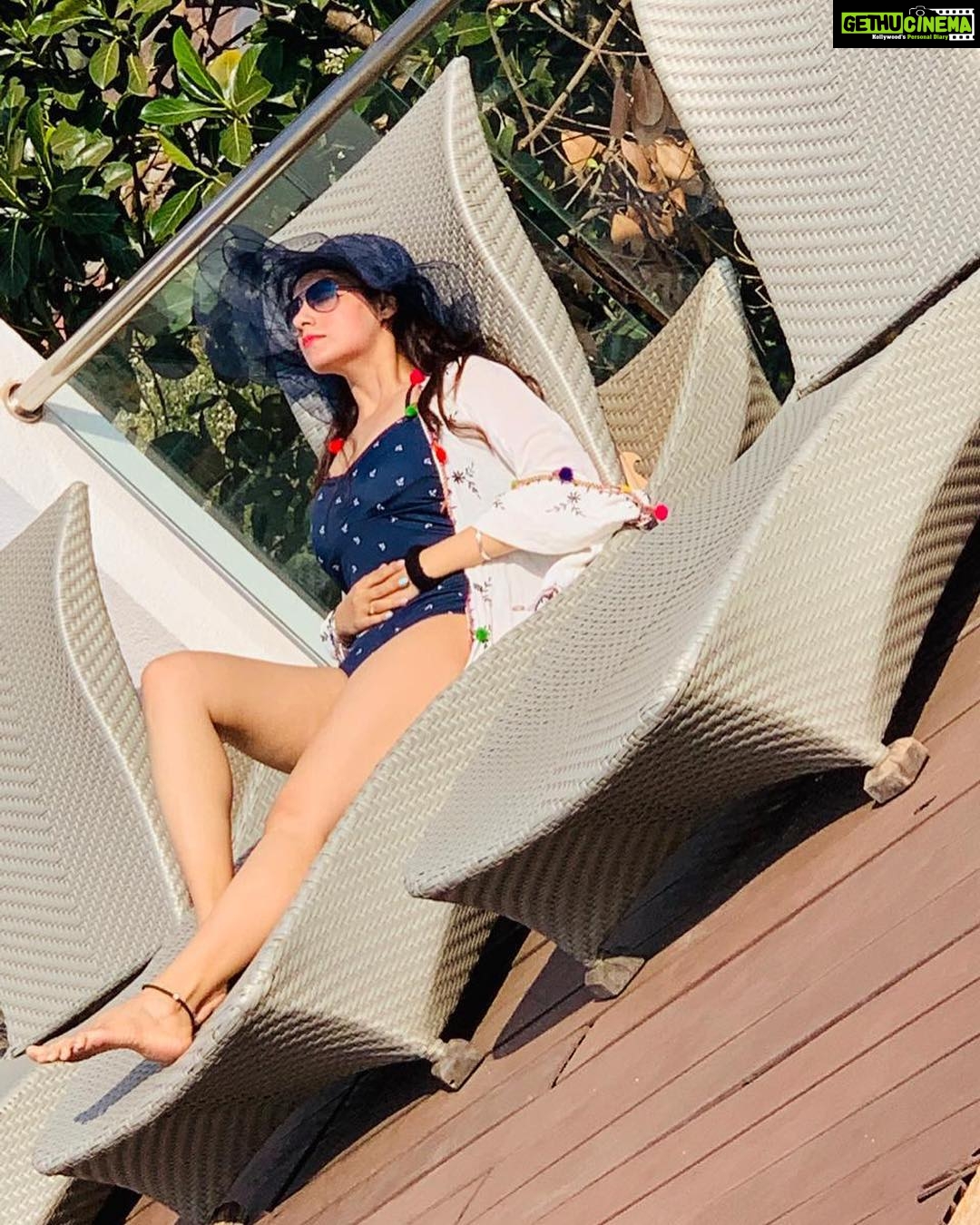 Gurleen Chopra Instagram - The world is gonna judge you no matter what you do, so live your life the way you want to ...#cutebeachgirl #goahotelpool #bikinicutie #lovelife #enjoylife Goa, India