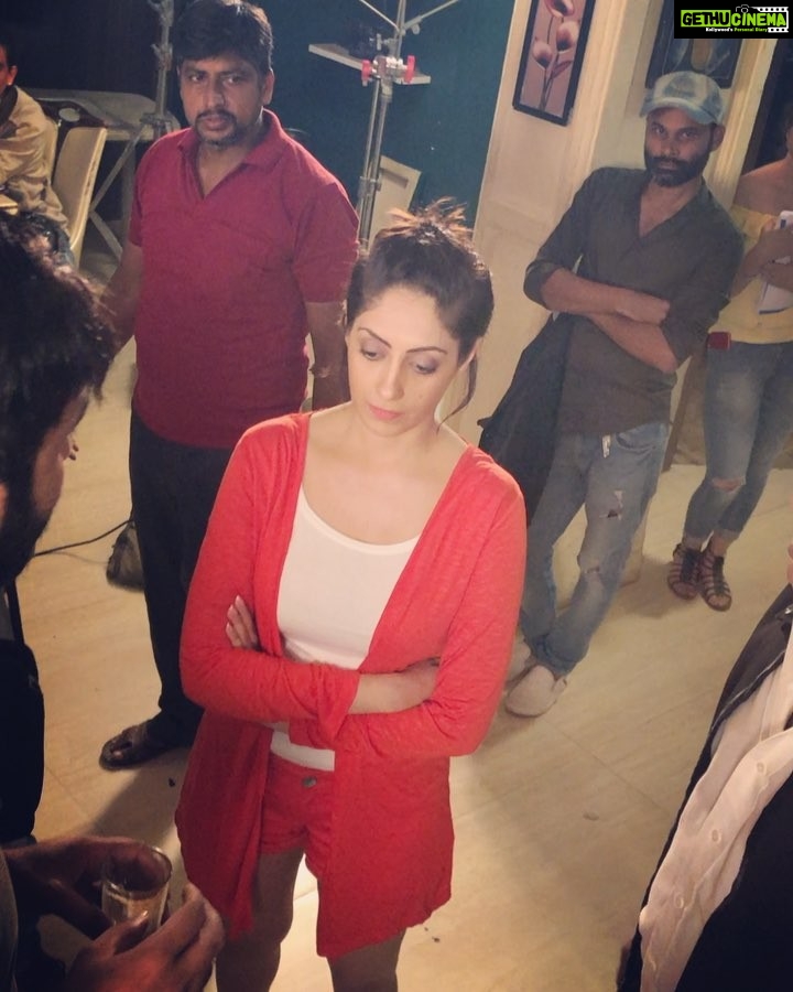 Gurleen Chopra Instagram - I love doing roles & movies that are different from each other#webseries IPC 376#abhimanyusingh#shootmode#actorasingh#super_tan007#anaswalikhan