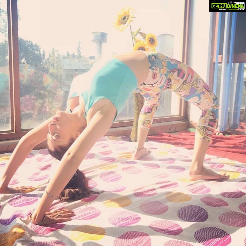 Gurleen Chopra Instagram - Yoga brings up hidden energies in you ( happy international yoga day )