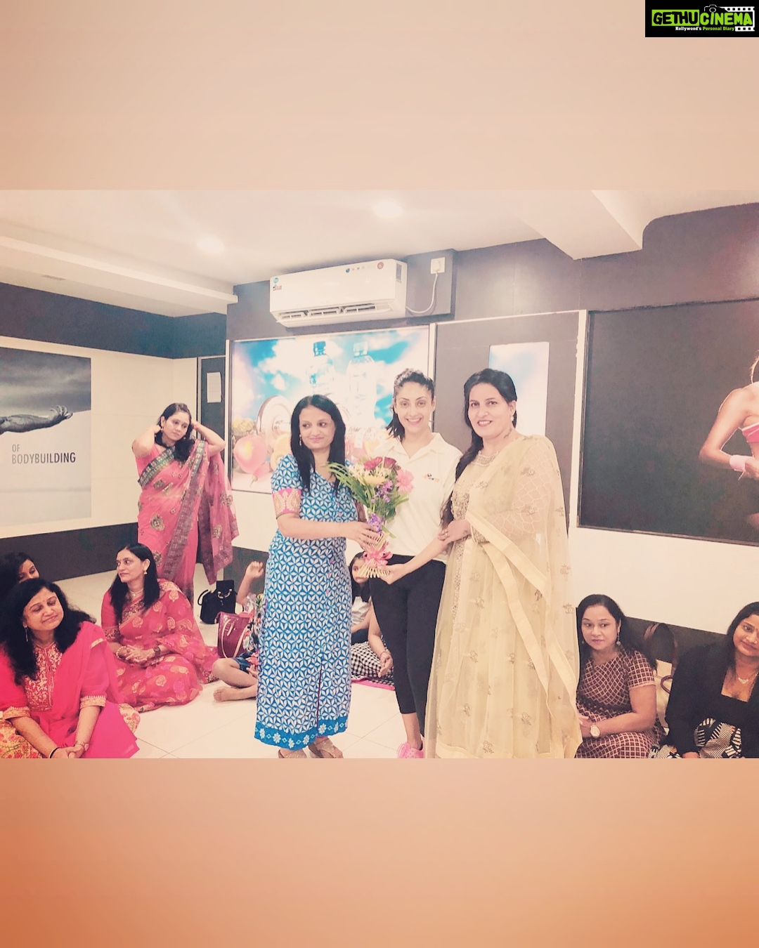 Gurleen Chopra Instagram - Celebrating women’s day in Gujarat Lifetime fitness