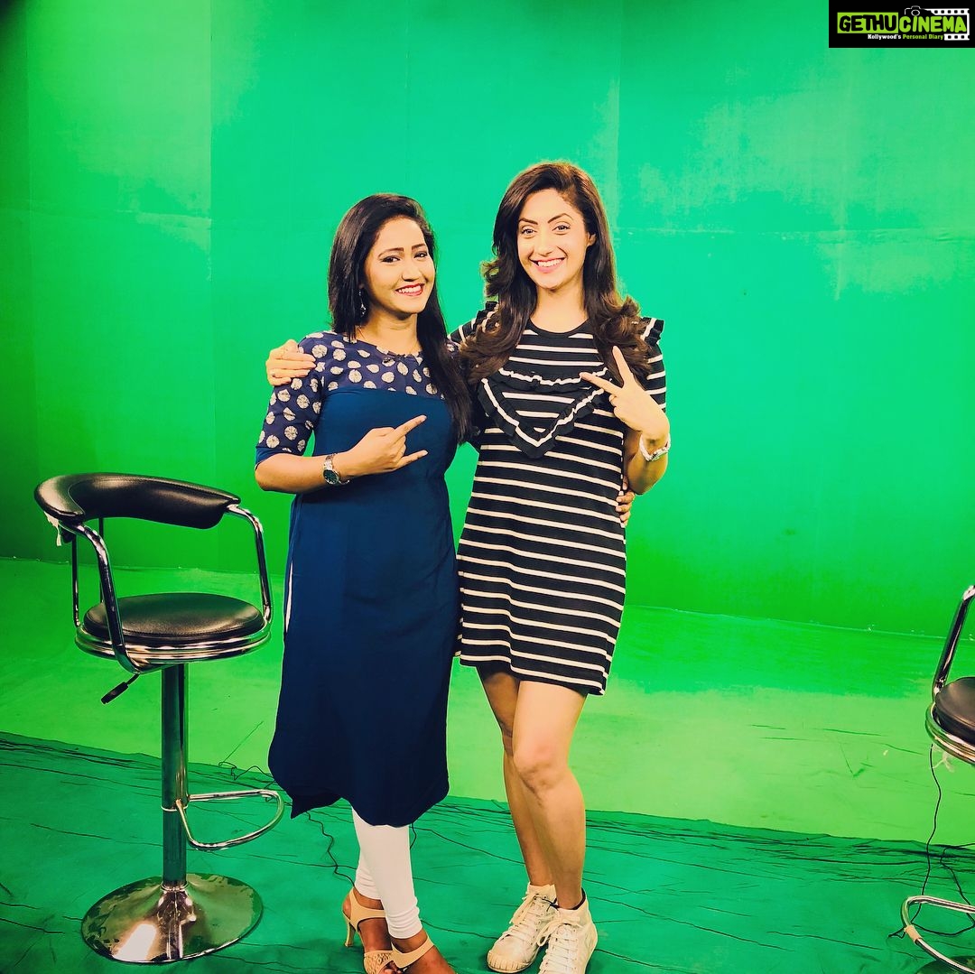 Gurleen Chopra Instagram - Telugu movie Rowdy police promotion ( mahaa news ) Film Nagar