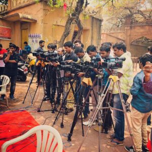 Gurleen Chopra Instagram - I was overwhelmed yesterday by such strong love, attention, support & excitement showered on me by my beloved telugu film media at the press meet on my new movie 