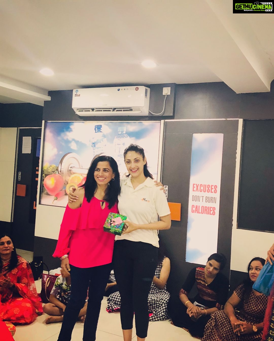Gurleen Chopra Instagram - Celebrating women’s day in Gujarat Lifetime fitness