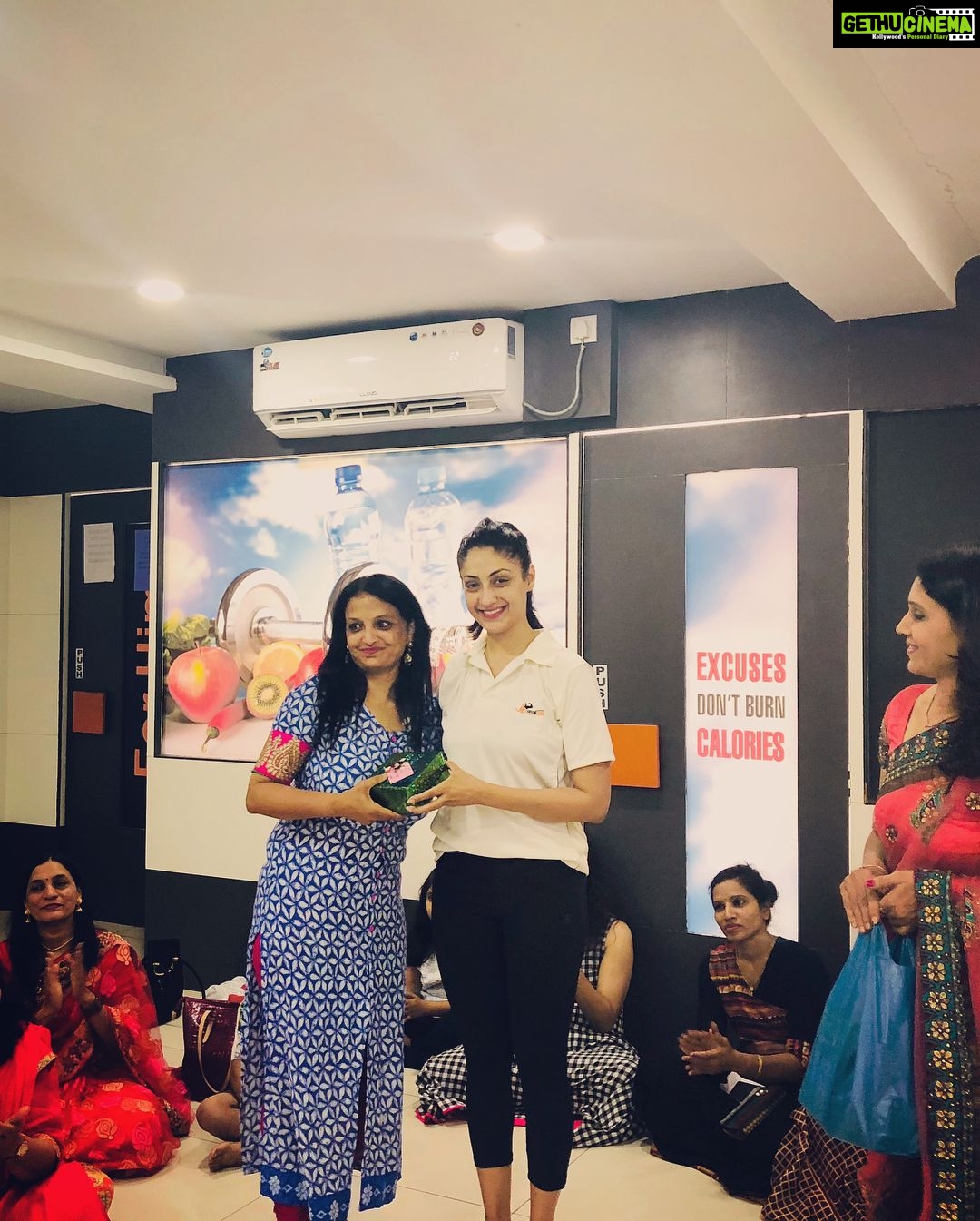 Gurleen Chopra Instagram - Celebrating women’s day in Gujarat Lifetime fitness
