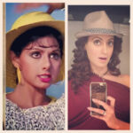 Gurleen Chopra Instagram - God blessed me with your looks, talent & elegance; but cruelly took our soulful "SREEDEVI JI" away & left me LIFELESS !!! I pray to waheguru to give peace to our loving Sreedevi ji's soul and heavenly abode !!!