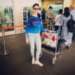 Gurleen Chopra Instagram - Now is the time to start living the life you have imagined Chhatrapati Shivaji International Airport Terminal 2 Departure Gate 4