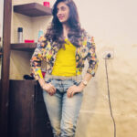 Gurleen Chopra Instagram – New look for new movie 🎥 Hakim’s Aalim Hair ‘N’ Tattoo Lounge