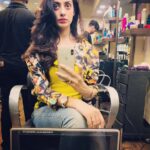 Gurleen Chopra Instagram – New look for new movie 🎥 Hakim’s Aalim Hair ‘N’ Tattoo Lounge