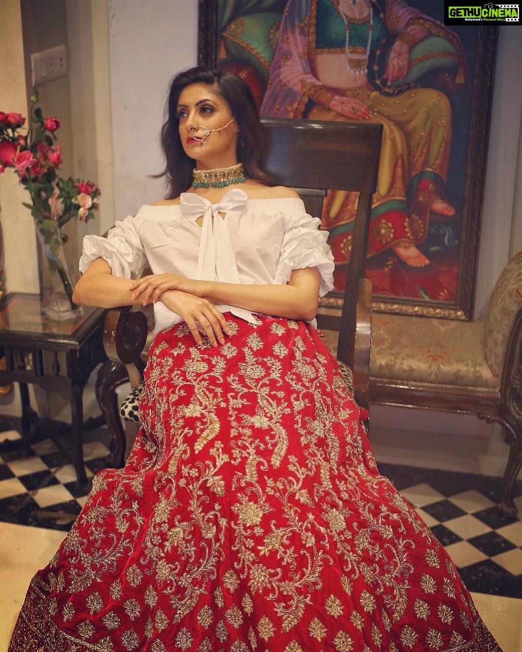 Gurleen Chopra Instagram - STYLE is a reflection of your ATTITUDE & your PERSONALITY# outfit# RAJKUMARI
