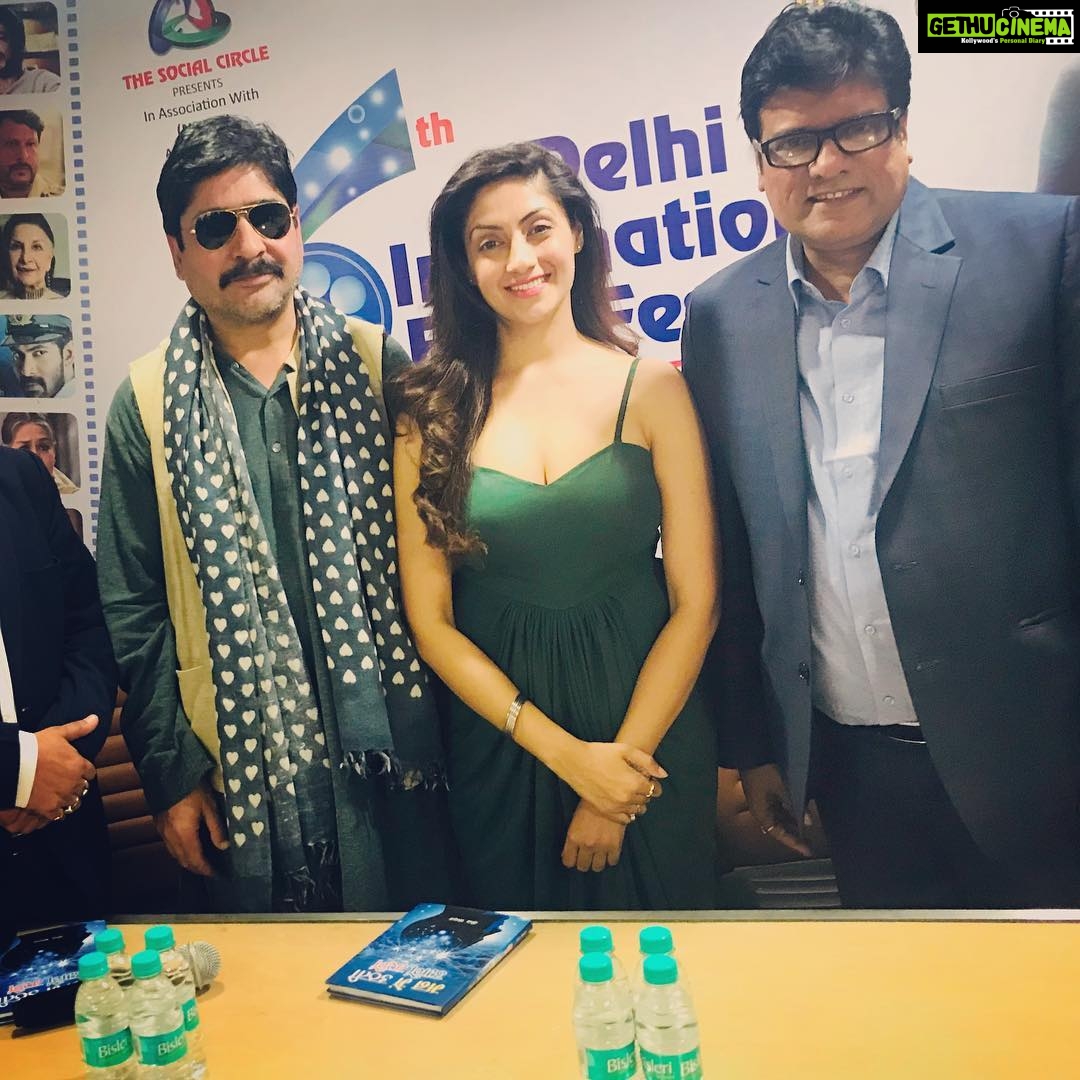 Gurleen Chopra Instagram - Thankyou so much Delhi 🙏🏻🙏🏻🙏🏻 GAMEOVER #PROMOTION releasing on 8TH dec