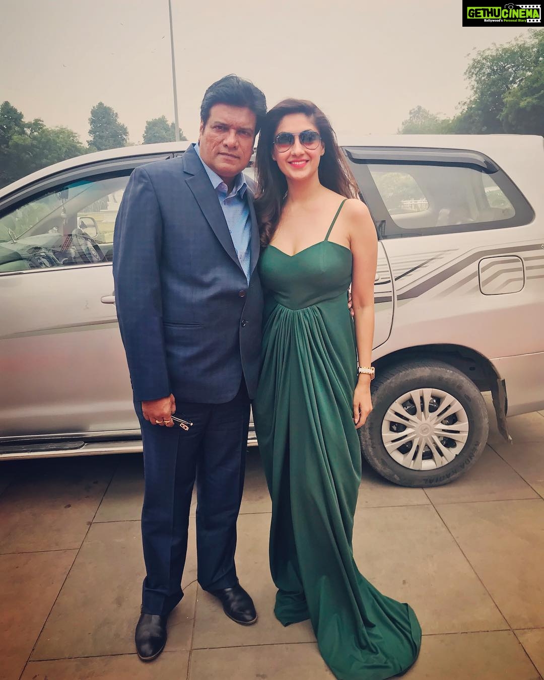 Gurleen Chopra Instagram - With Rajesh ji # GAMEOVER#promtion#delhi